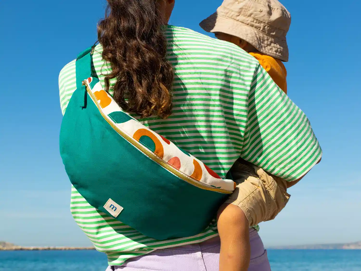Sac banane en coton XXL - Image 3